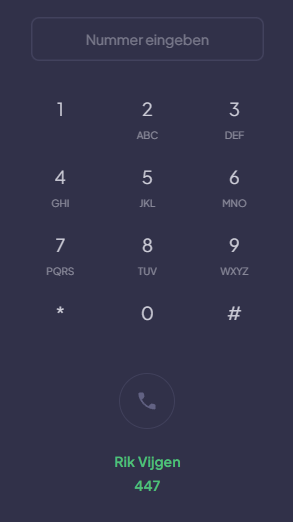 Dialpad idle