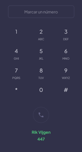 Dialpad idle