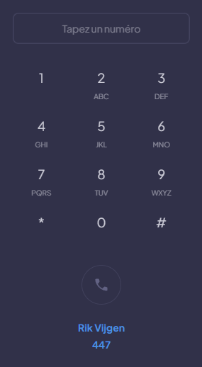 Dialpad idle
