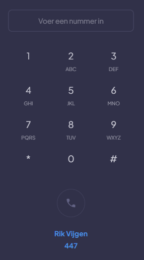 Dialpad idle