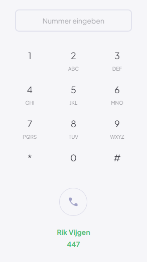 Dialpad idle