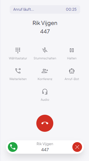 Held call bar