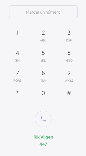 Dialpad idle
