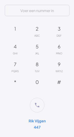 Dialpad idle